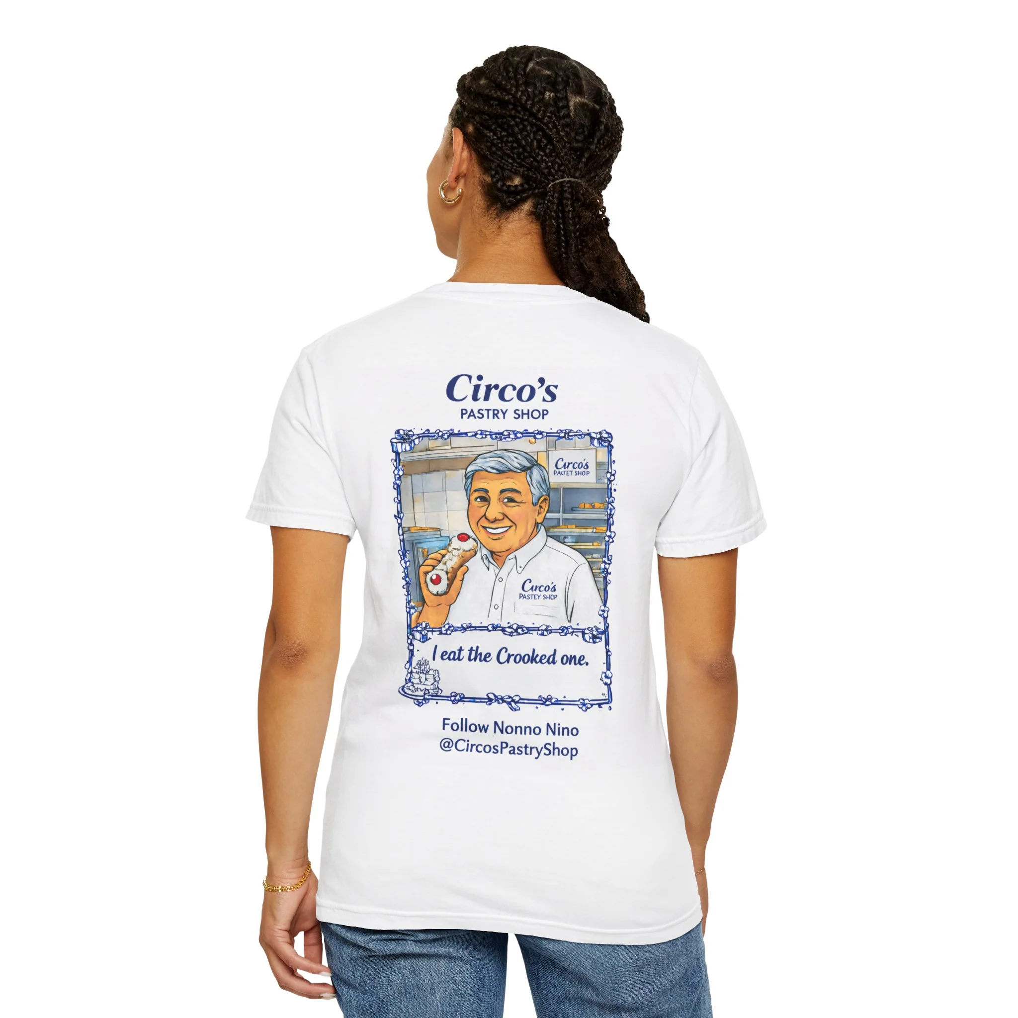Nonno Nino's Crooked Cannoli T-shirt - Image 5